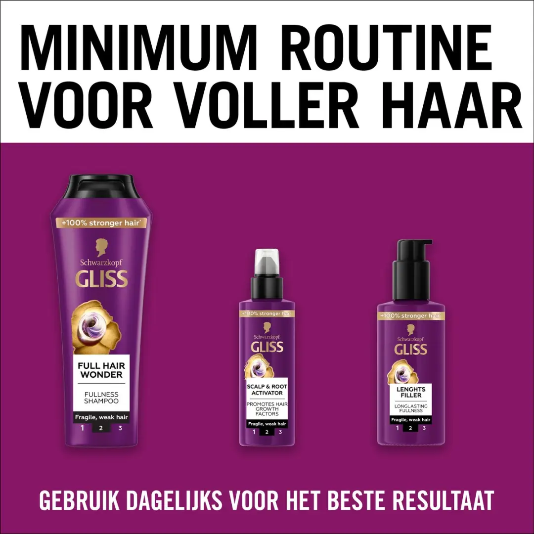 Gliss Full Hair Wonder Conditioner 200ml - 6 Stuks