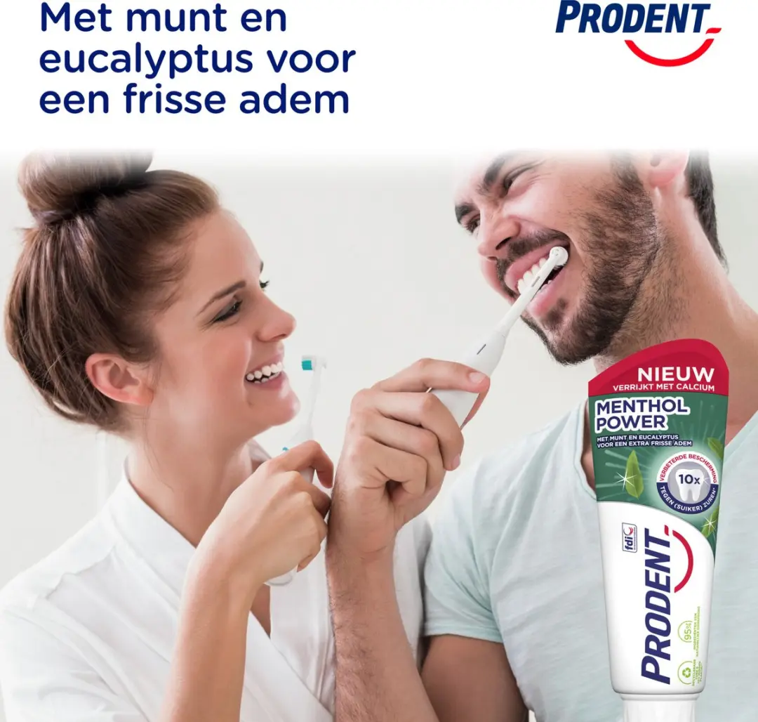 Prodent Tandpasta Menthol Power 75ml - 12 Stuks