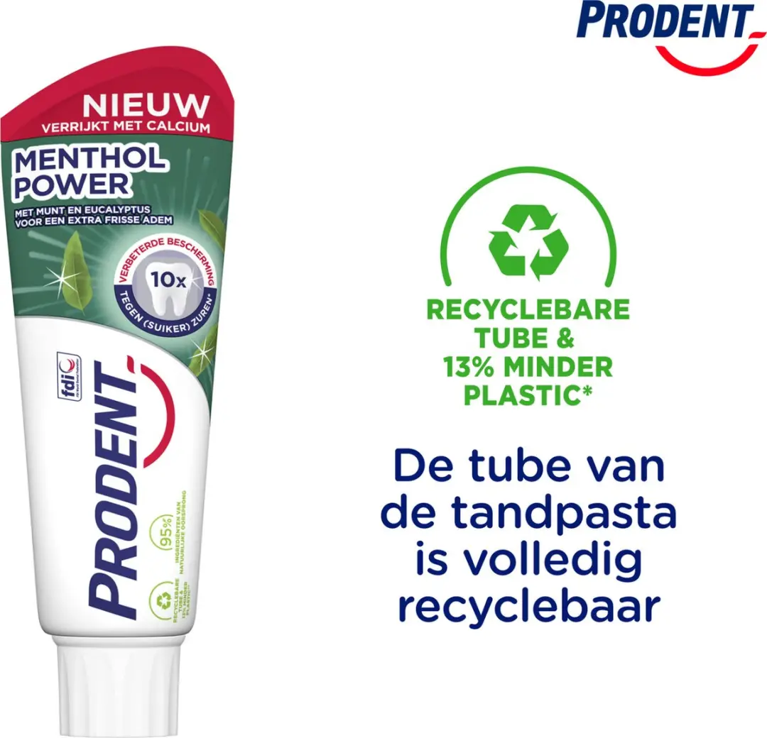 Prodent Tandpasta Menthol Power 75ml - 12 Stuks