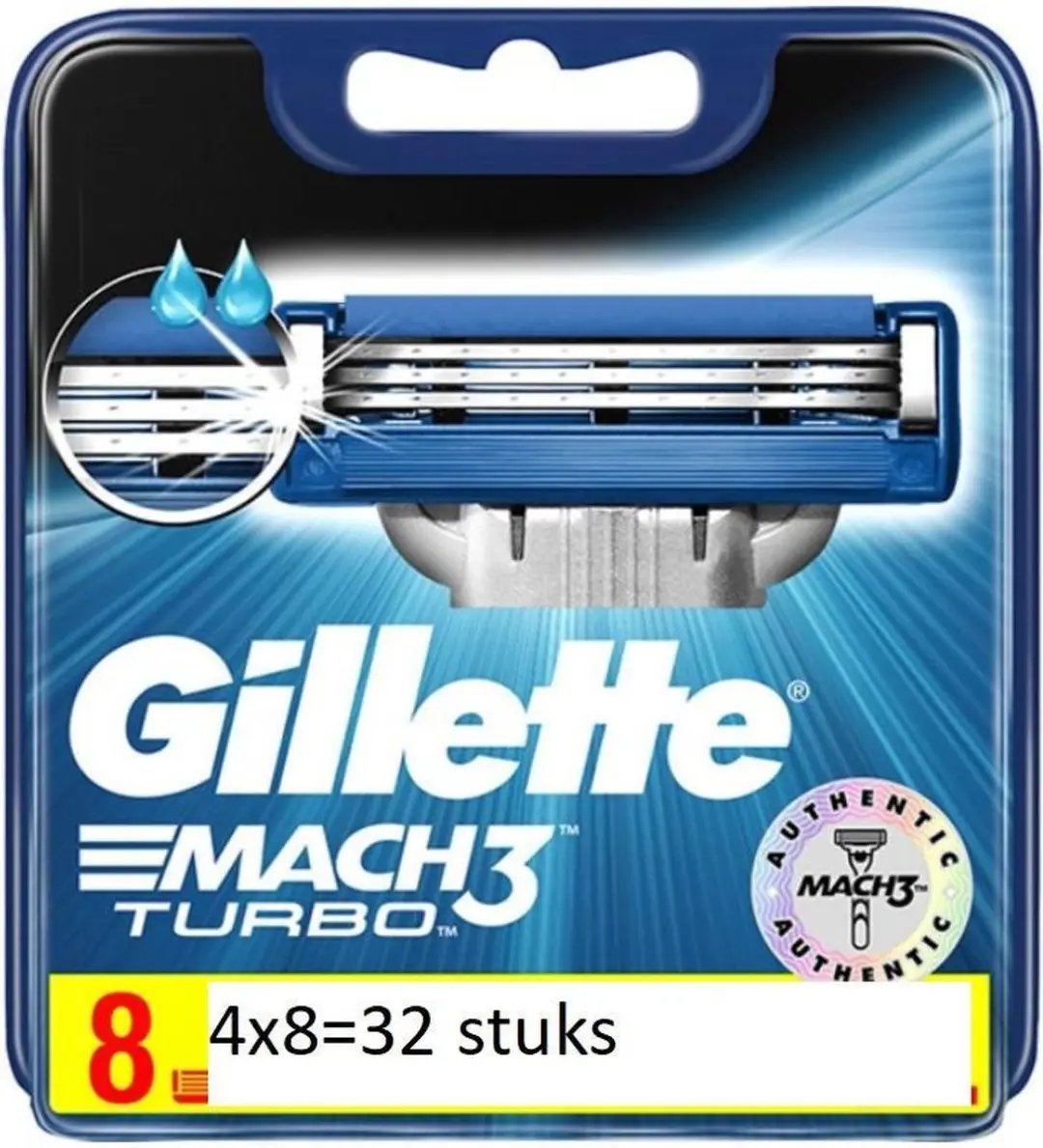Gillette Mach 3 Turbo Scheermesjes