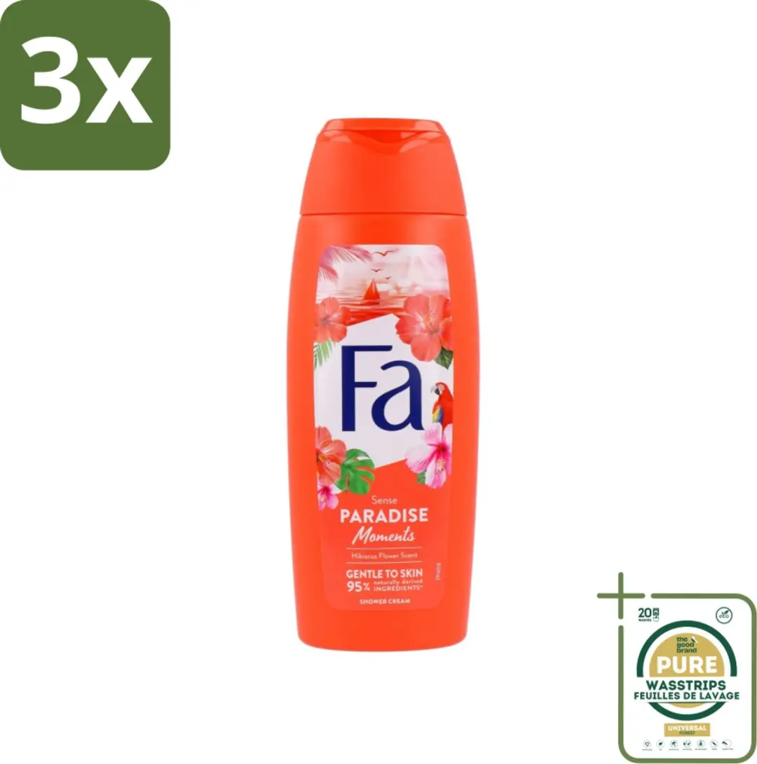 Fa Paradise Moments Douchecrème Hibiscusbloem 750ml