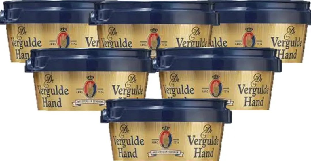 Vergulde Hand Scheerzeep Tabletten - 6x75g
