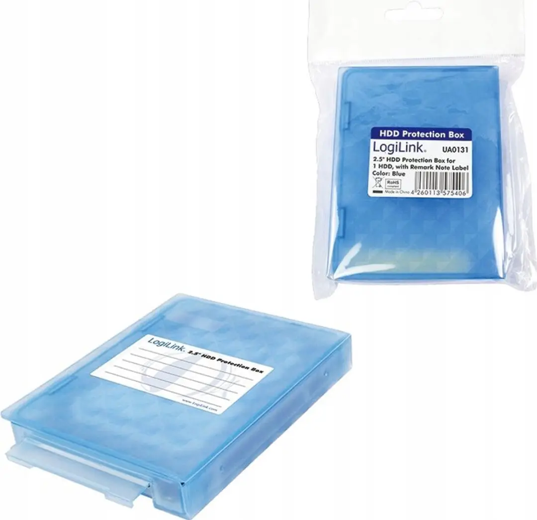 Logilink UA0131 Beschermdoos 2,5 inch HDD - Blauw