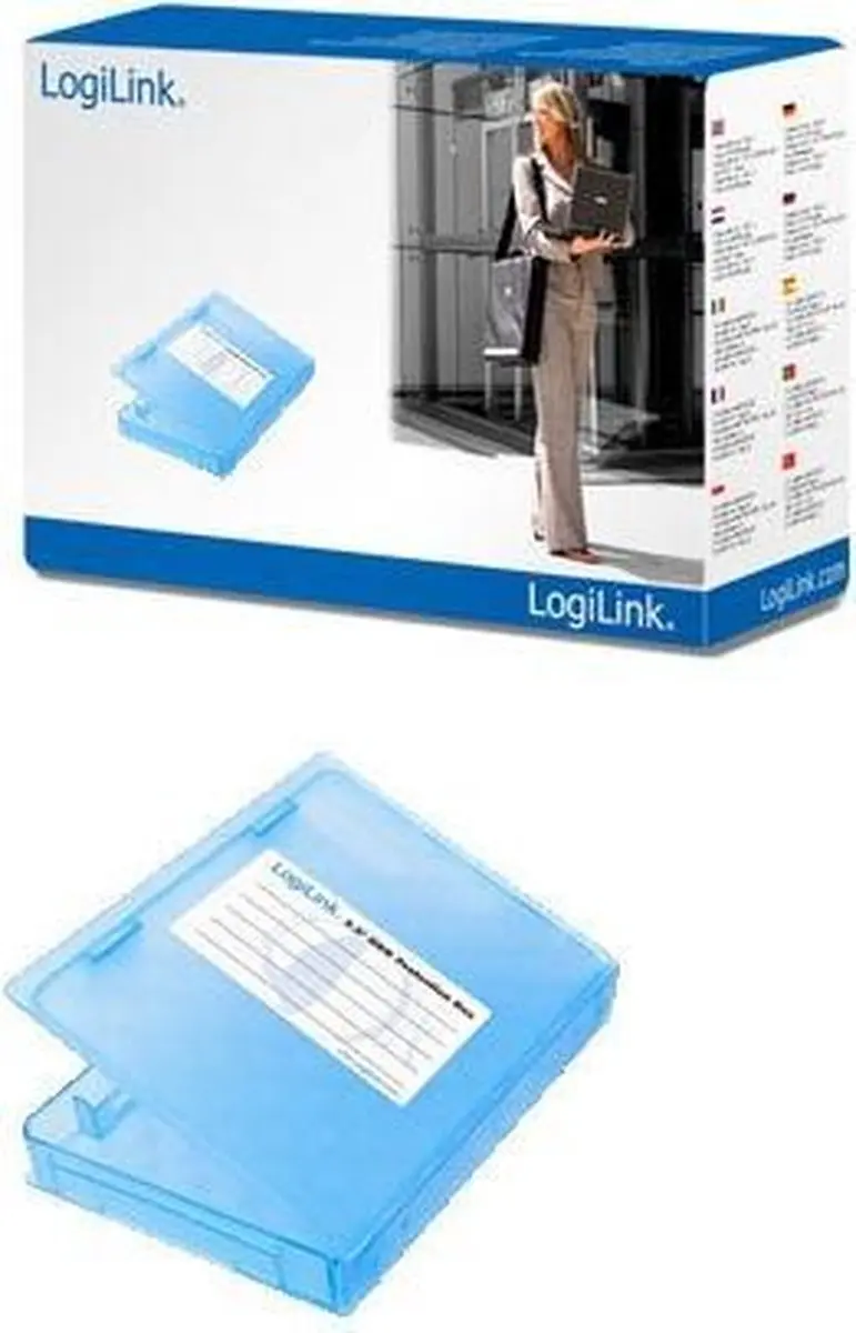 Logilink UA0131 Beschermdoos 2,5 inch HDD - Blauw