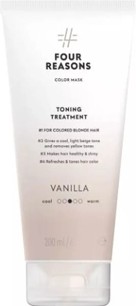 Four Reasons Color Mask Toning Treatment Vanilla 200ml