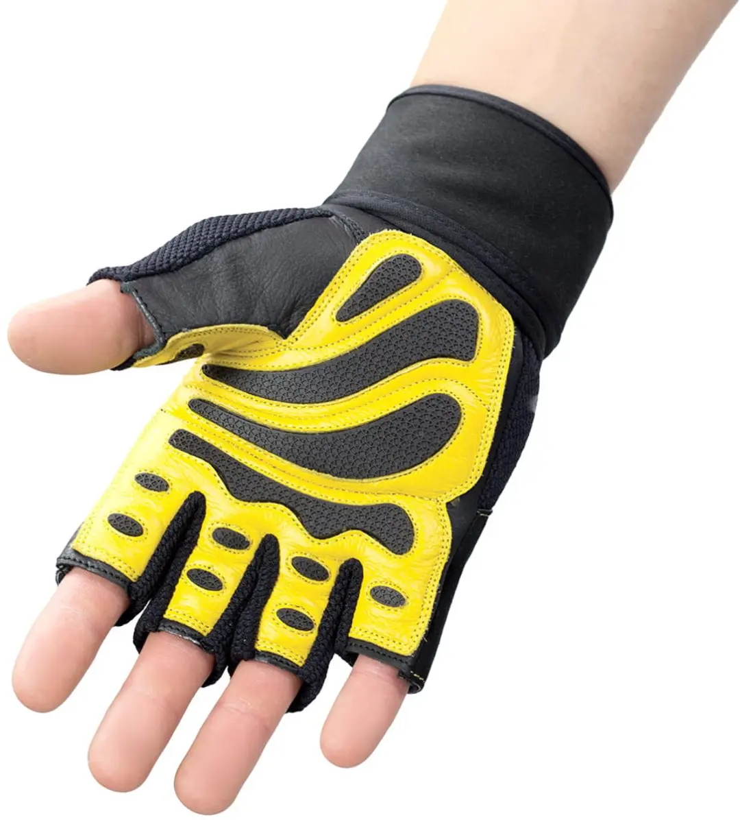 HMS RST01 Fitness Handschoenen XL - Zwart/Geel