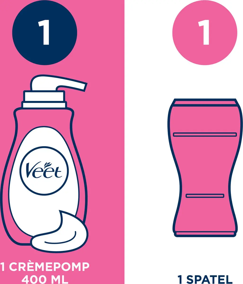 Veet Ontharingscrème Gevoelige Huid 1200ml - 3 Stuks