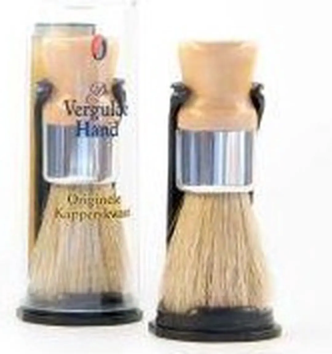 Vergulde Hand Scheerkwast - 3 Stuks