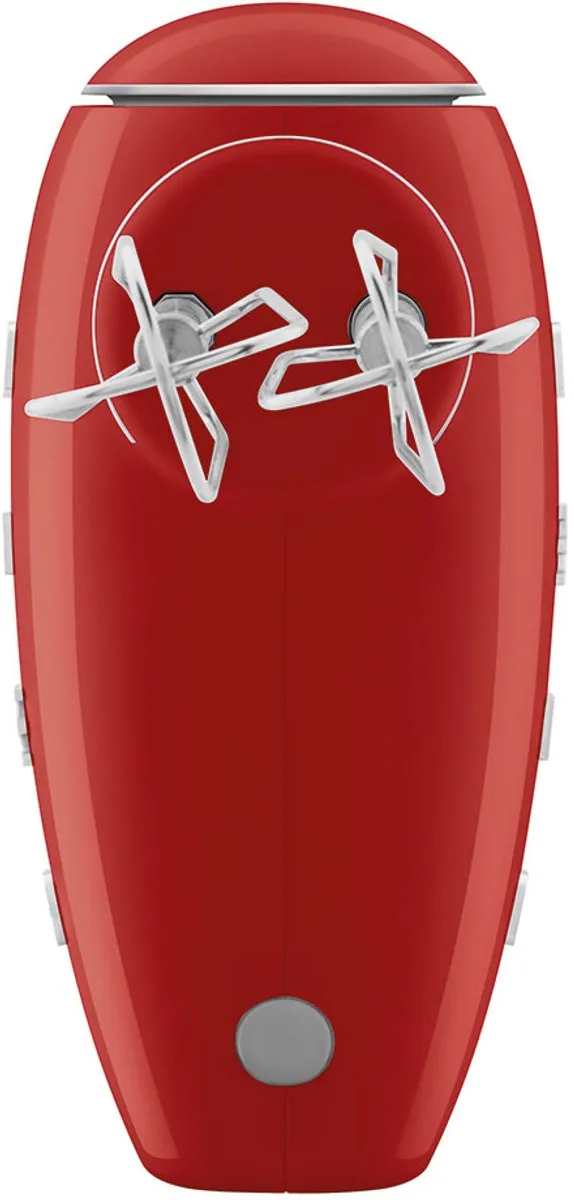 Smeg HMF01RDEU Handmixer - 250W - 9 Snelheden - Rood