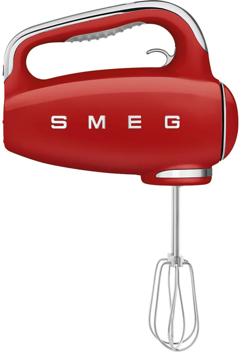 Smeg HMF01RDEU Handmixer - 250W - 9 Snelheden - Rood