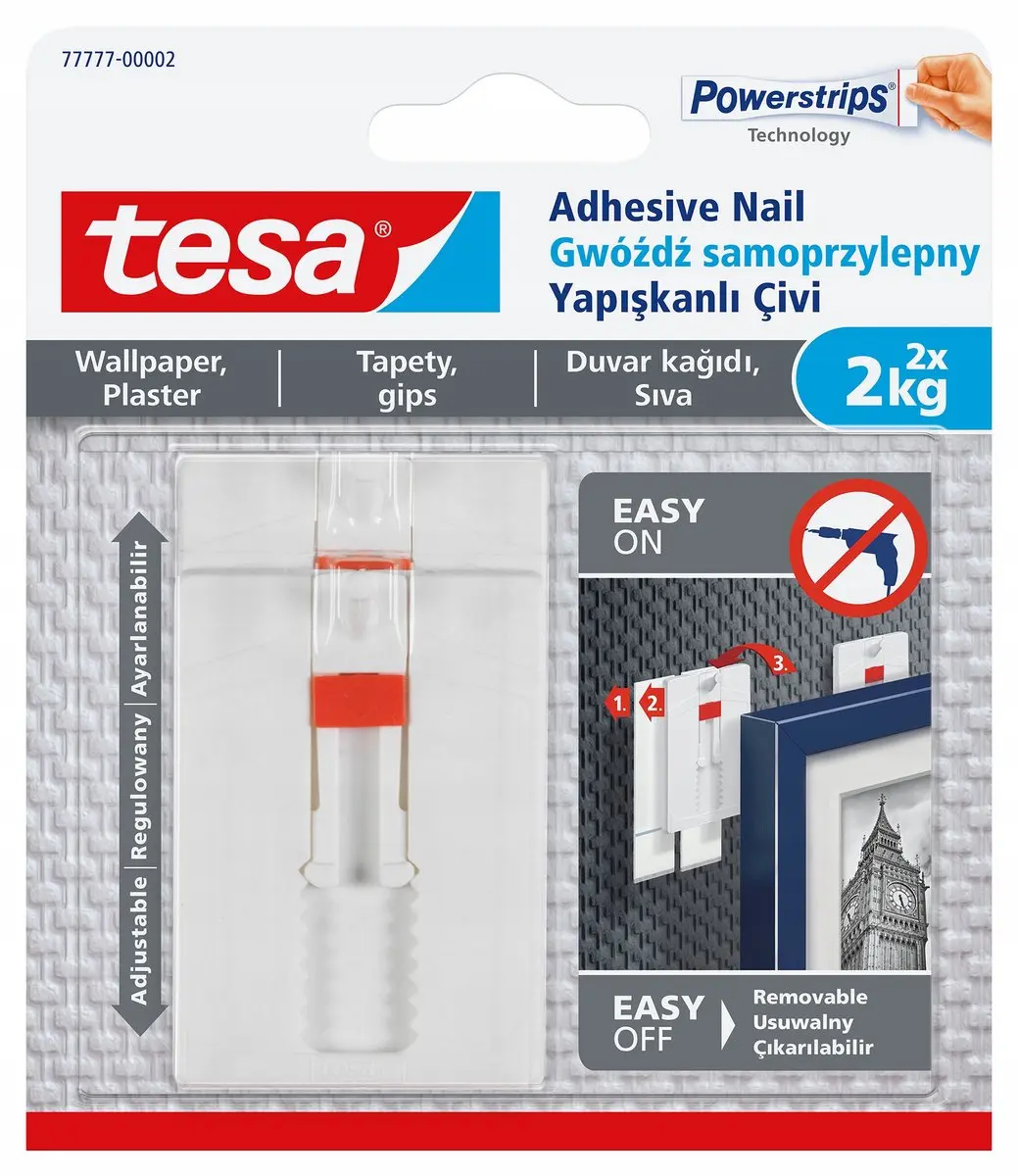 Tesa Verstelbare Zelfklevende Nagel 2kg