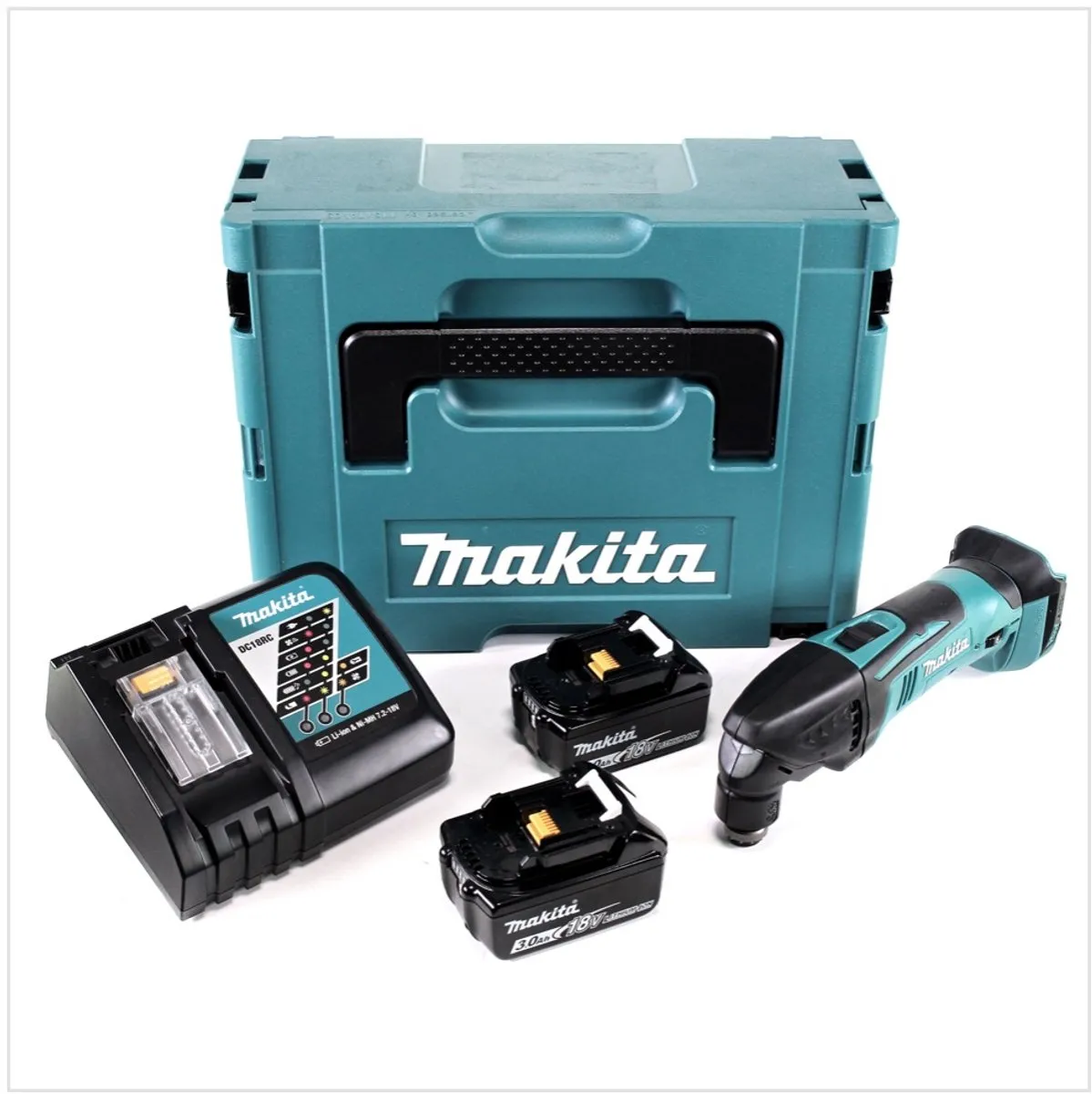 Makita DTM50RFJ Multifunctioneel Gereedschap - 18V - 2x 3,0Ah Accu + Lader - afbeelding 5 van 5