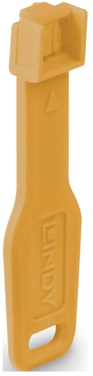 Lindy 47897 RJ-45 Poortslot Oranje - 10 Stuks