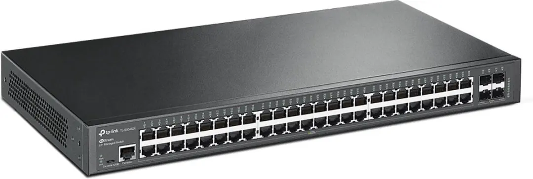 TP-Link TL-SG3452X Managed Switch 48x RJ45 - 4x SFP - 176 Gbps - Zwart