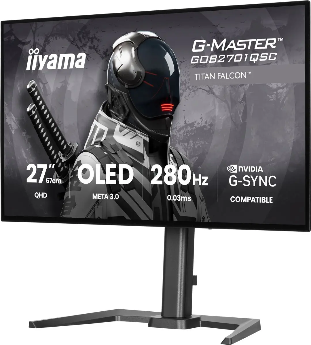iiyama G-Master GOB2701QSC-B1 OLED Monitor 27"