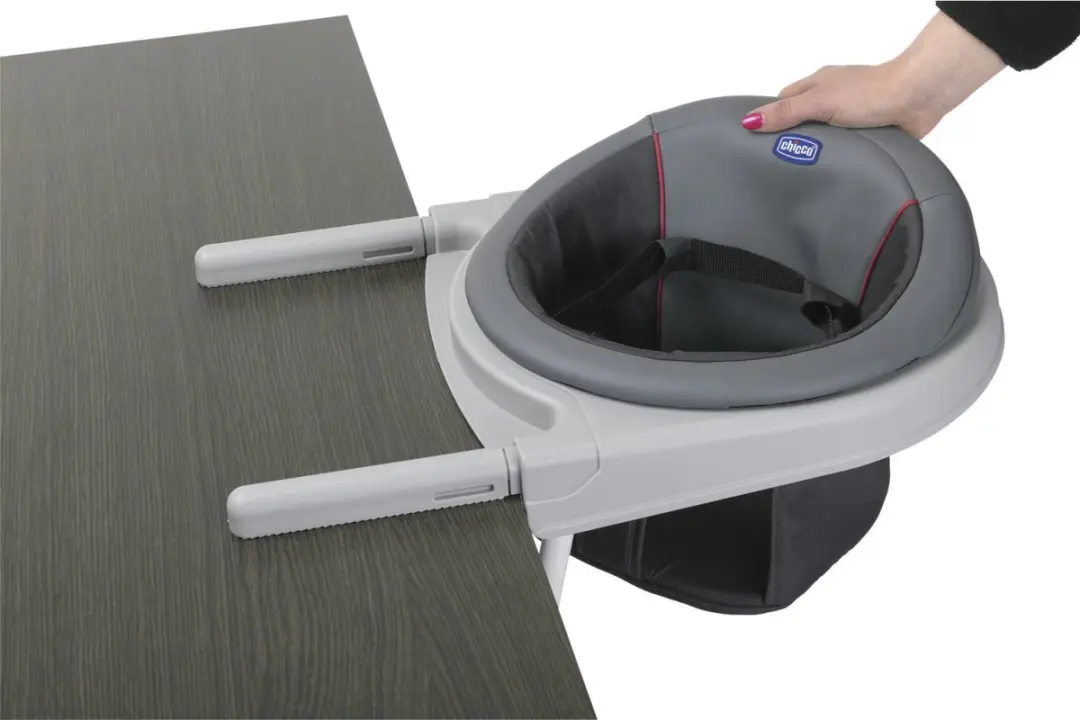 Chicco Tafelhangstoel 360° Stone - Grijs