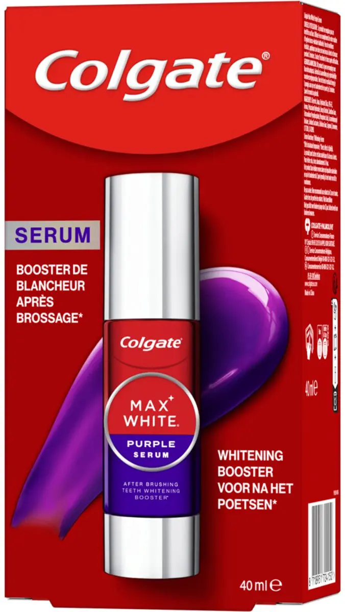 Colgate Max White Purple Serum 1g - Wit/Paars