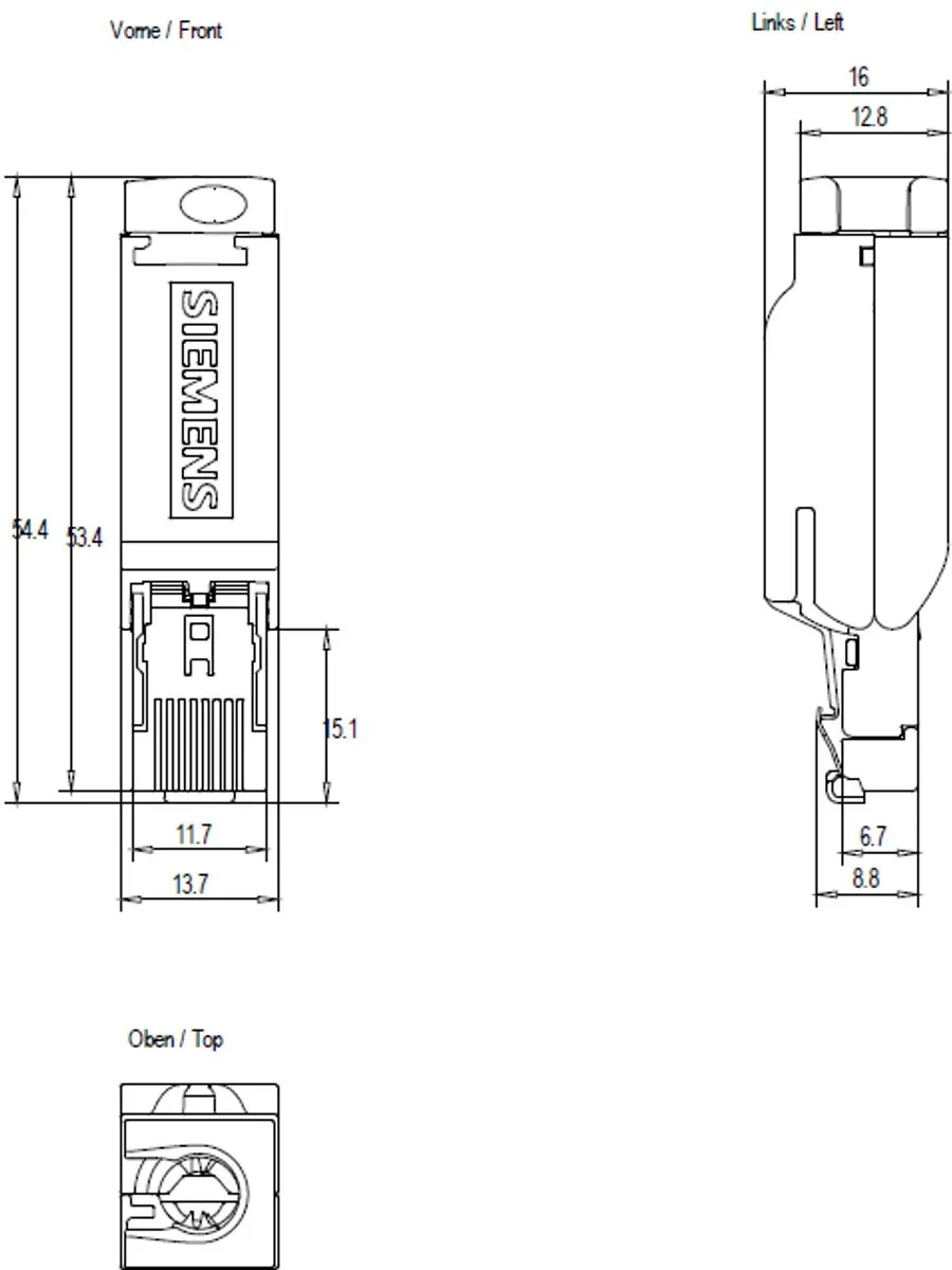 Siemens 6GK1901-1BB10-2AB0 Wandcontactdoos
