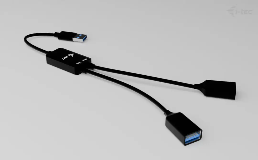 I-tec U3CBLHUB2A USB-hub - Zwart