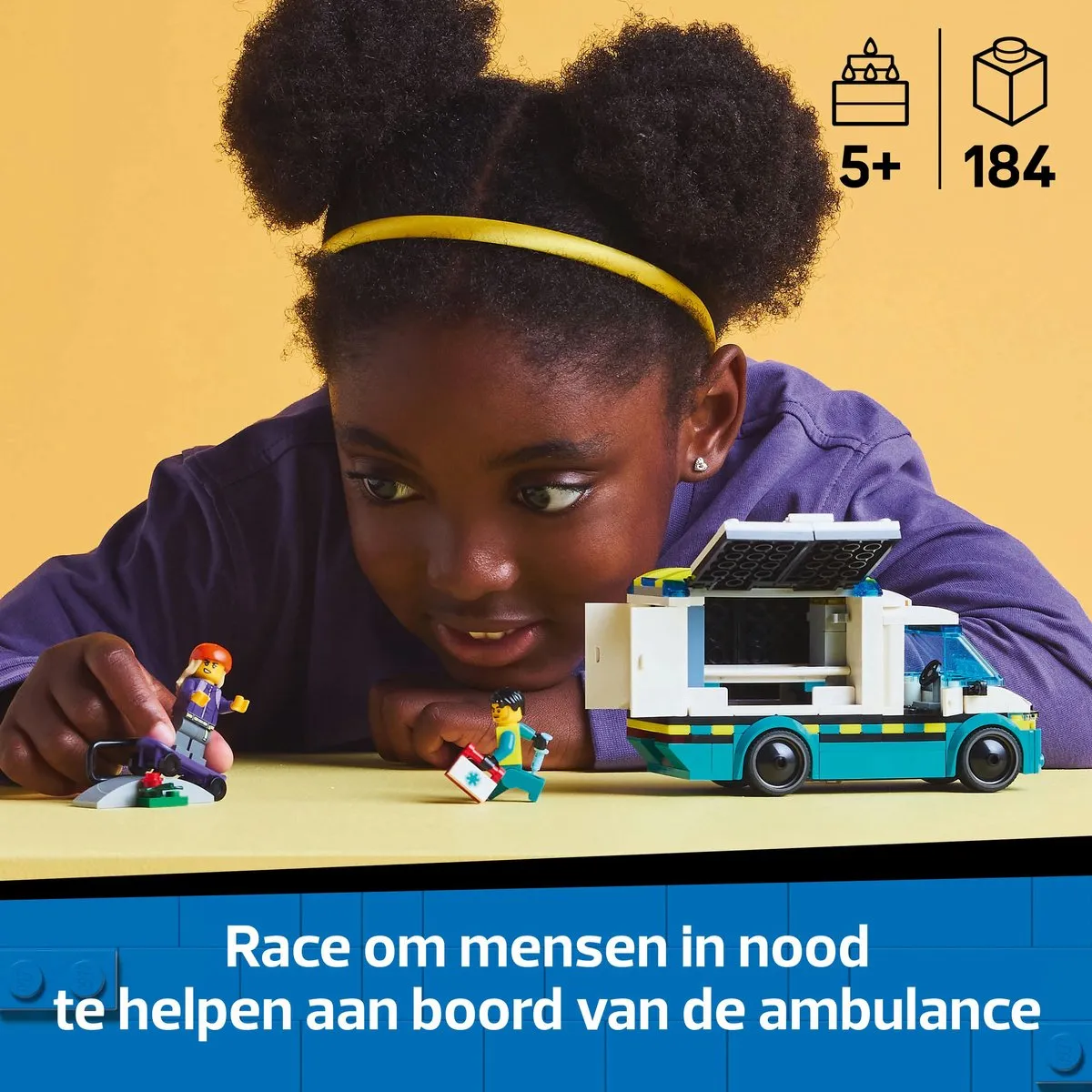 LEGO City Ambulance 60451 - 184 Stukken - afbeelding 6 van 6