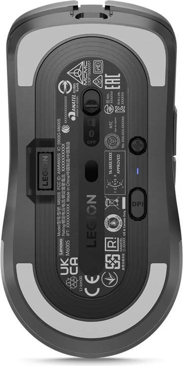 Lenovo Legion M600s GY51H47355 Gamingmuis - Grijs