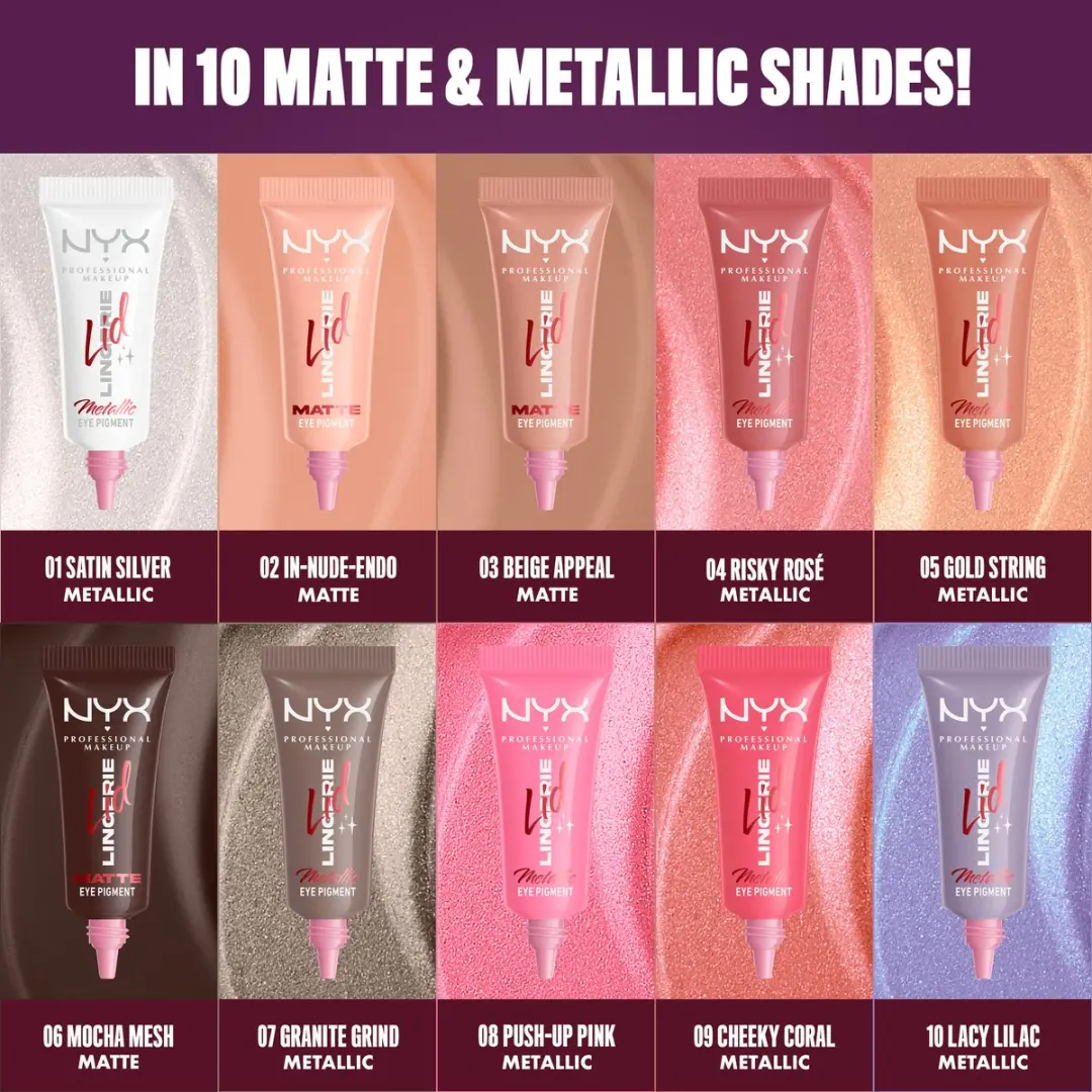 NYX Lid Lingerie 10 Lacy Lilac Oogschaduw - 6ml