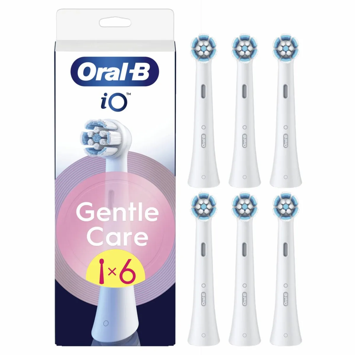 Oral-B iO Gentle Care Opzetborstels - 6 Stuks