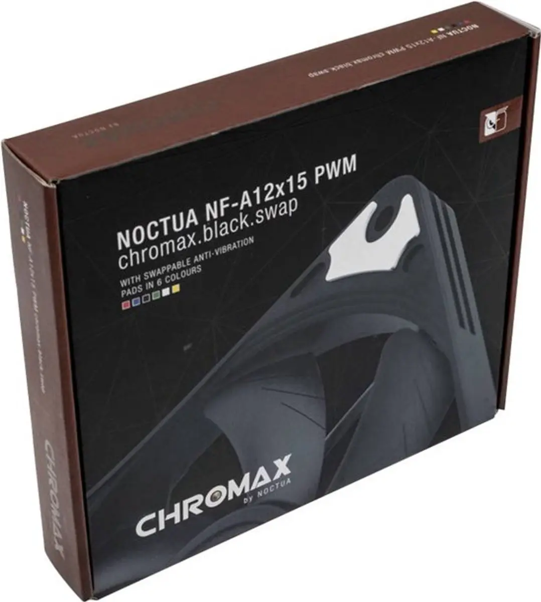 Noctua NF-A12x15 PWM CH.BK.S PC-ventilator 120x120x15mm - Zwart