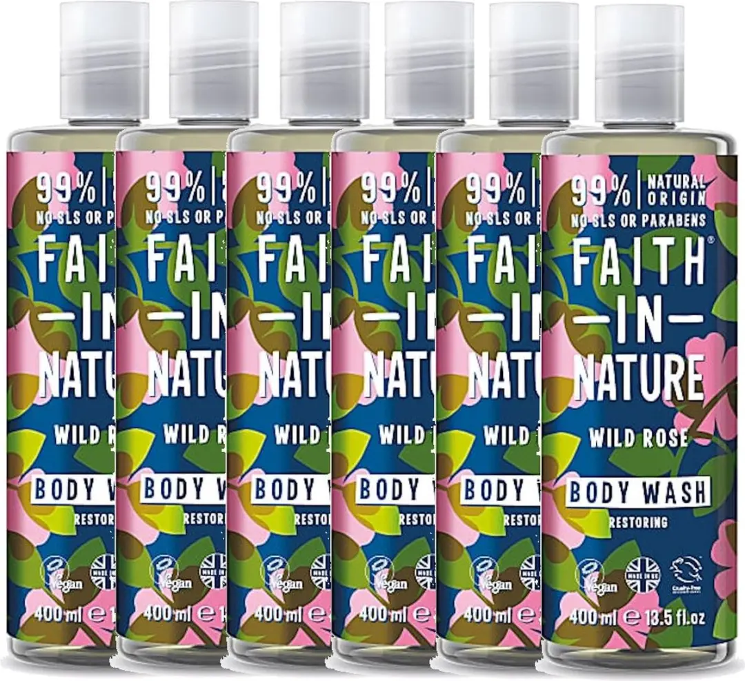 Faith In Nature Wild Rose Bad- en Douchegel 400ml