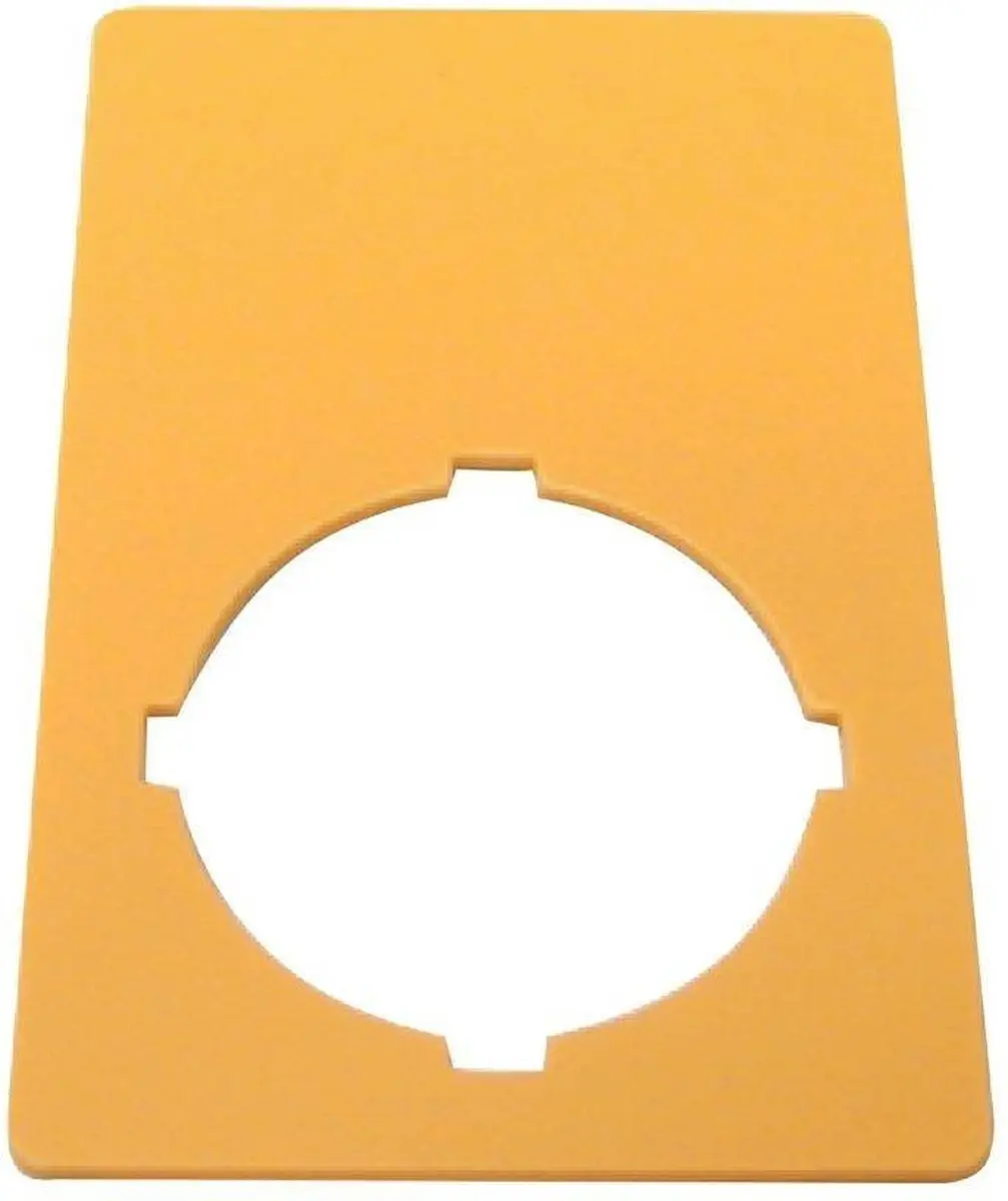 Eaton M22-XZK1-D99 Markeringsplaatje 33x50mm - NOT-HALT Geel