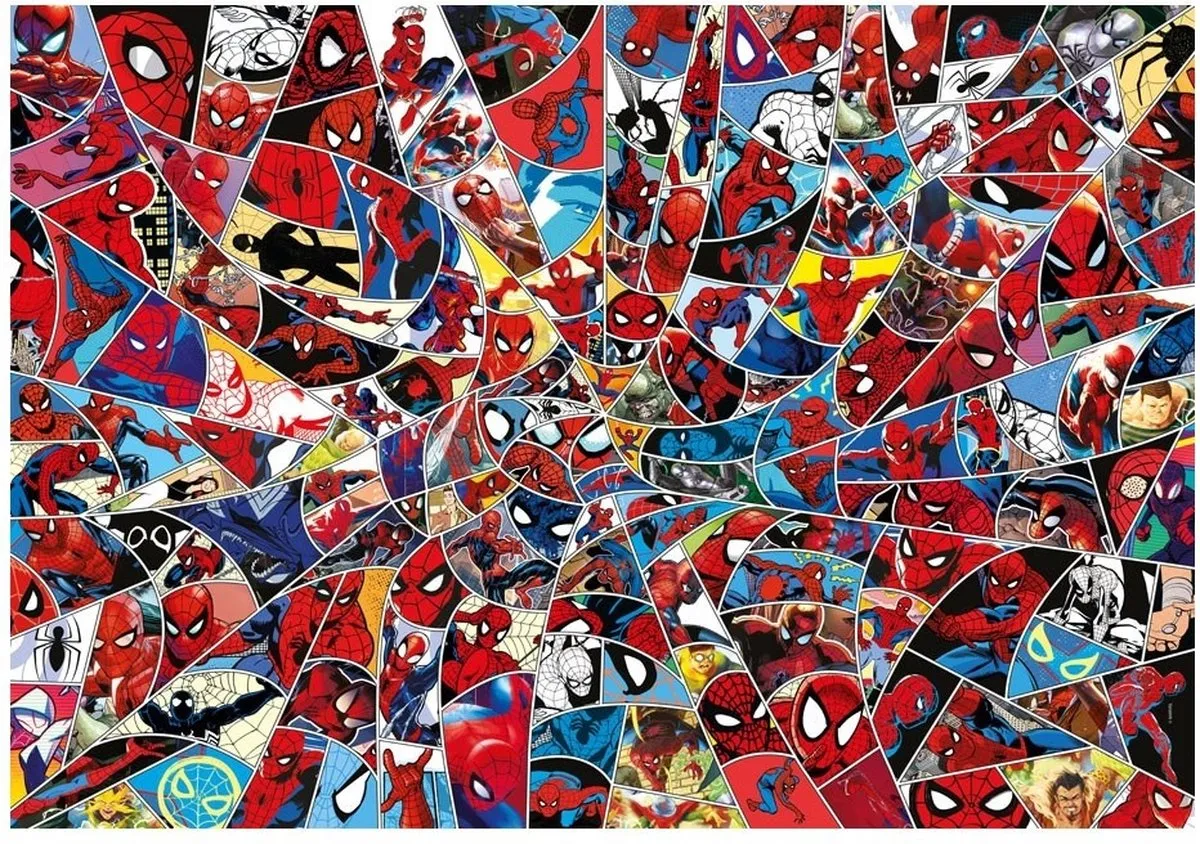 Clementoni Spider-Man Puzzel 1000 Stukjes - Multi - afbeelding 3 van 6