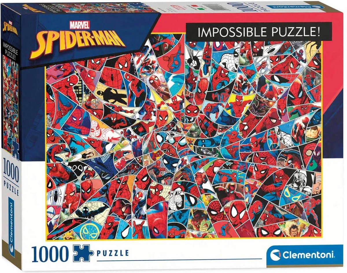 Clementoni Spider-Man Puzzel 1000 Stukjes - Multi - afbeelding 6 van 6