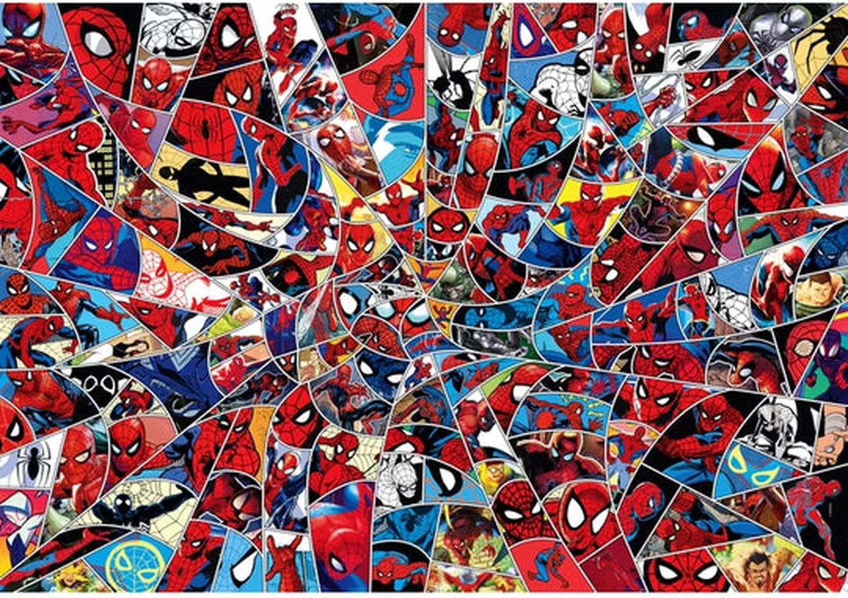 Clementoni Spider-Man Puzzel 1000 Stukjes - Multi - afbeelding 5 van 6
