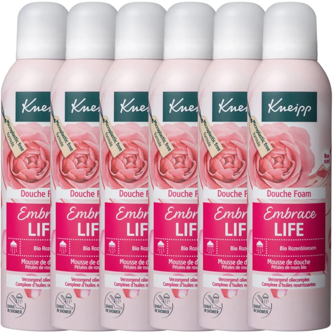Kneipp Douche Foam Embrace Life 6x200ml