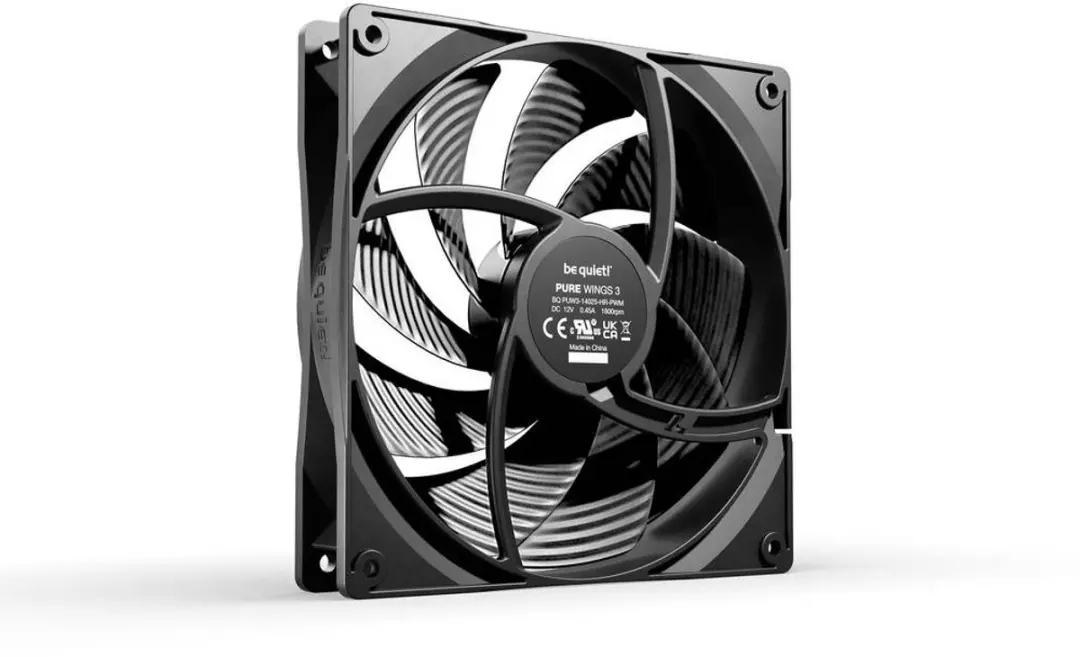 be quiet! Pure Wings 3 BL109 Ventilator 140mm - Zwart