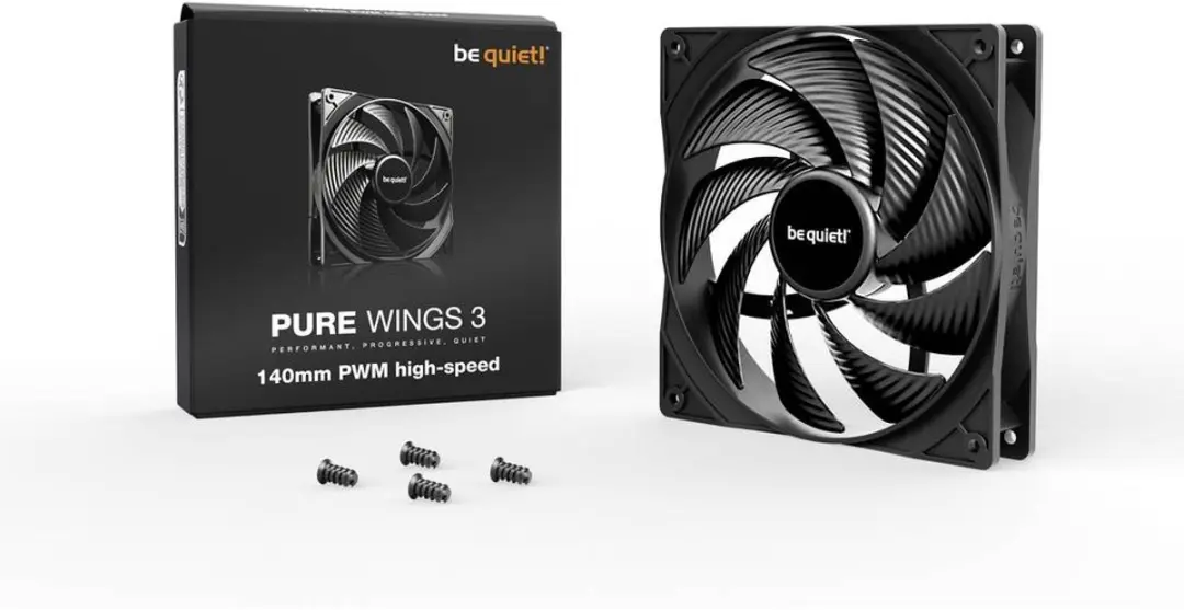 be quiet! Pure Wings 3 BL109 Ventilator 140mm - Zwart