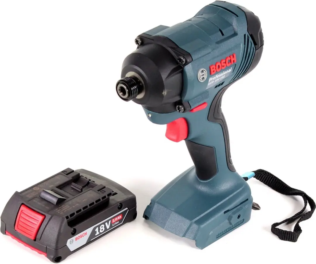Bosch Professional GDR 18V-160 Accu-slagmoersleutel - 160Nm - 1x 2.0Ah - afbeelding 4 van 6