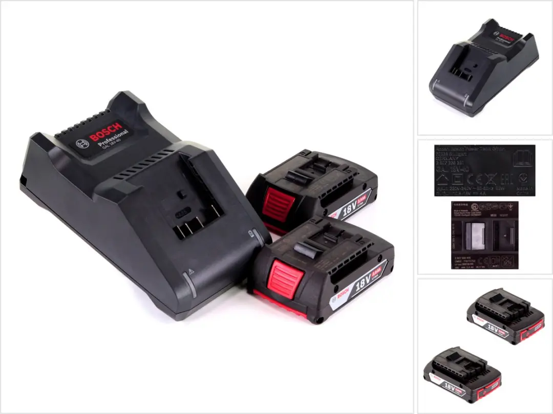 Bosch Professional Startset 18V 2x GBA 2.0Ah