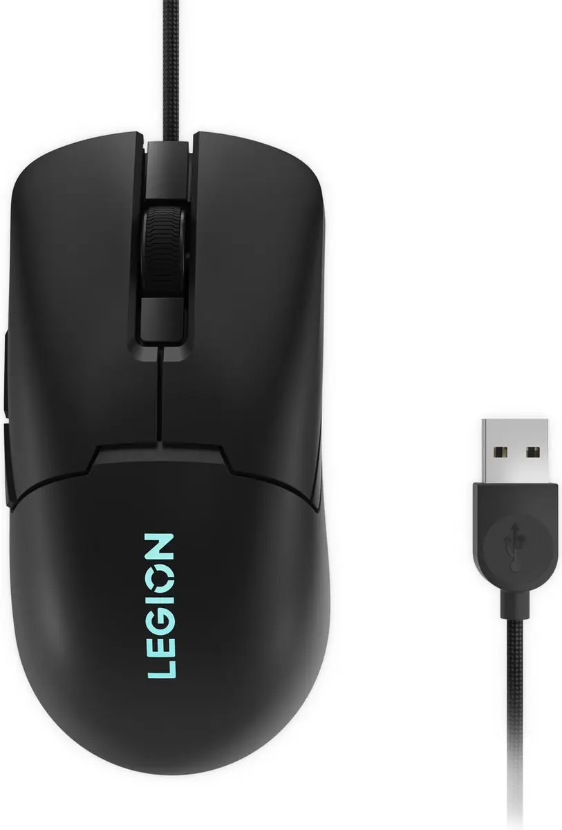 Lenovo Legion M300s GY51H47350 Gamingmuis - 8000 DPI - Zwart