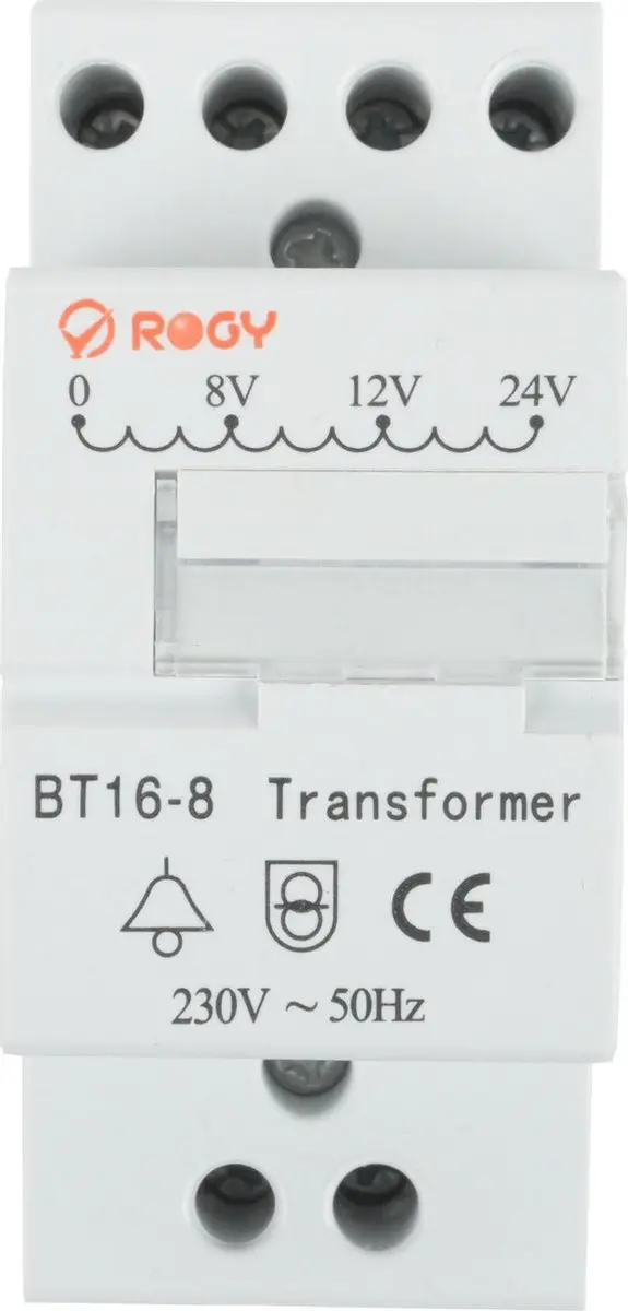 EZVIZ Transformer DIN-rail Adapter - Wit