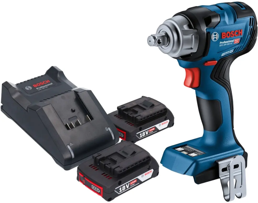 Bosch Professional GDS 18V-330 HC Accu-slagmoersleutel 330Nm
