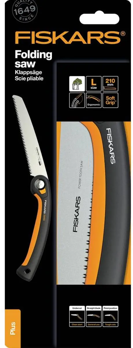 Fiskars Plus SW69 Inklapbare Zaag 21cm - Hout - afbeelding 6 van 6