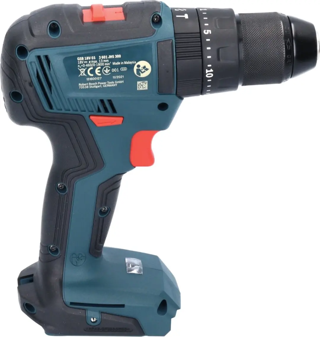 Bosch Professional GSB 18V-55 Accu Klopboormachine 55Nm - 2.0Ah - afbeelding 4 van 5