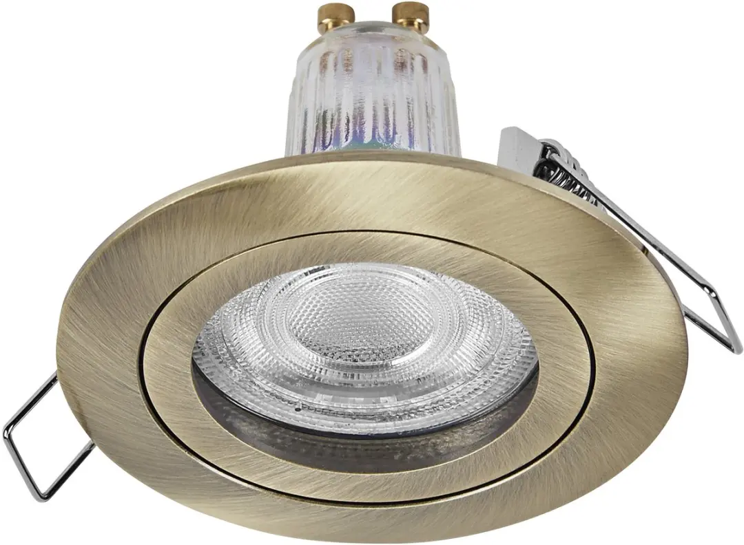 Osram Spot Set GU10 4,5W 2700K Green Brass - 3 Stuks