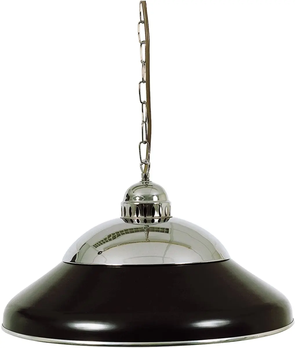 Buffalo Biljartlamp Solo 45cm - Chroom/Zwart