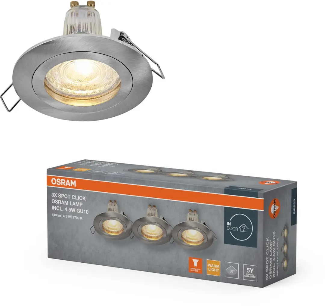 Osram Spot Set LED GU10 4,5W 2700K
