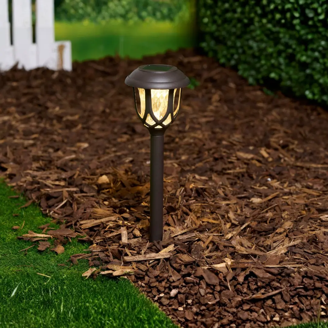 Grundig Solar Tuinlamp 2700K - Zwart - afbeelding 2 van 3