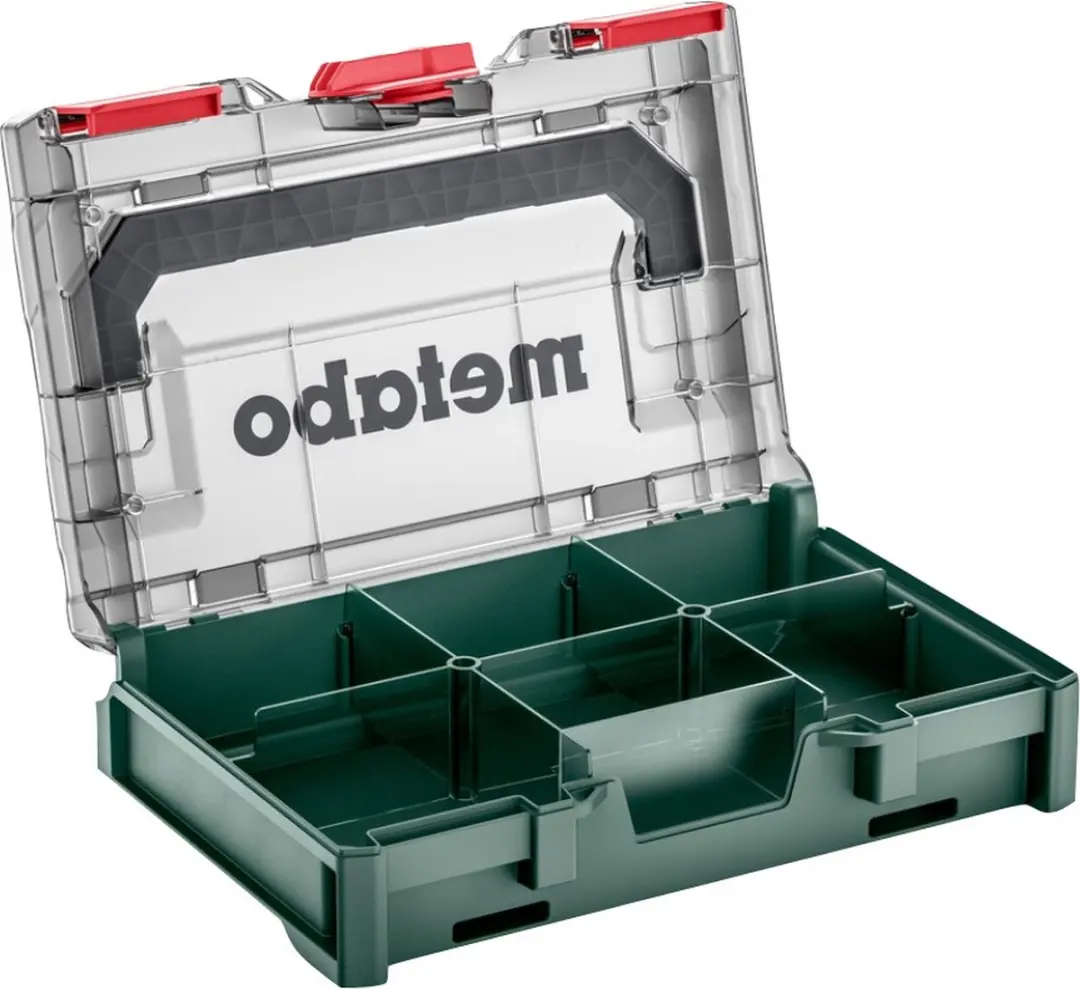 Metabo metaBOX 63 XS Organizer Koffer - Transparant/Zwart - afbeelding 6 van 6
