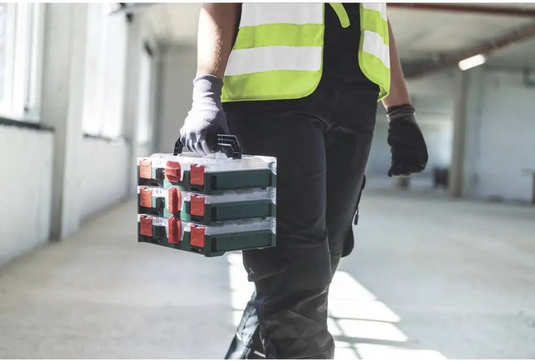 Metabo metaBOX 63 XS Organizer Koffer - Transparant/Zwart