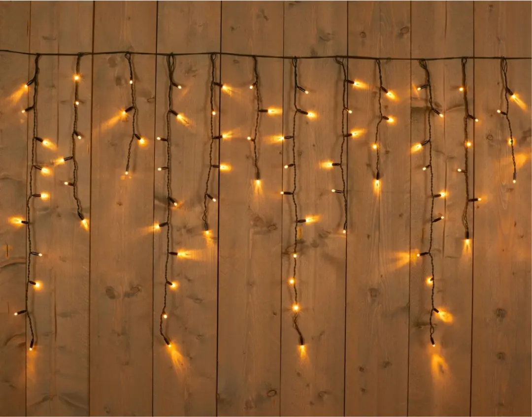 Anna's Collection IJspegelverlichting 1200 Warm Wit - 24m Transparant